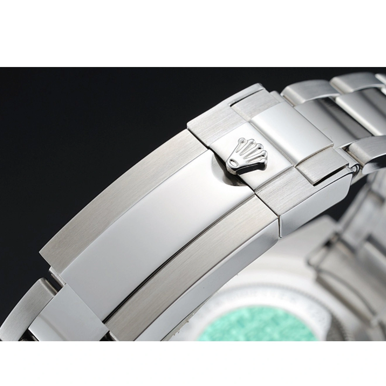 MiroTime 1025 Rolex Sky Dweller Stainless Steel Bracelet Black Dial Watch